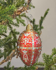 Kalėdinis stiklinis Kolekcinis Žaisliukas "Faberge kiaušinis"