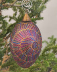 Kalėdinis stiklinis Kolekcinis Žaisliukas "Faberge kiaušinis"